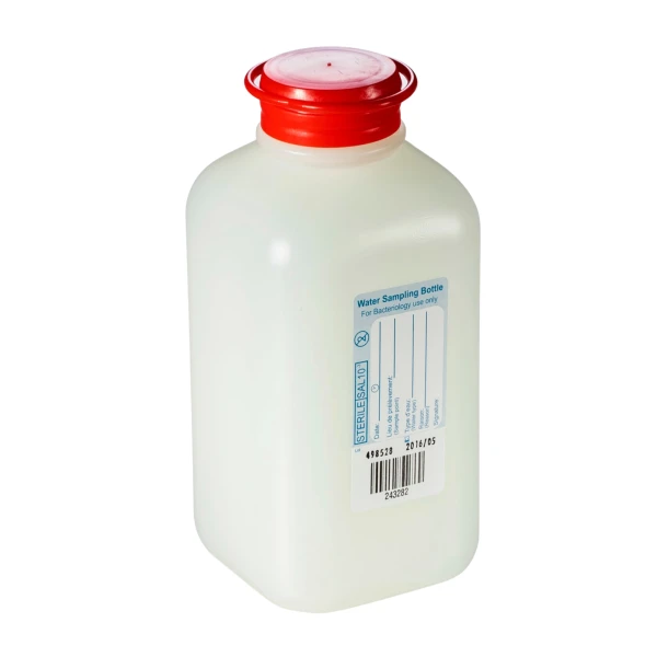 Butelki czworokątne z HDPE z zamknięciem samoplombującym - bez tiosiarczanu sodu - e-6933 - butelki-czworokatne-z-hdpe - 500-ml - 29-mm - wciskany-korek-samoplombujacy - sterylny - 100-szt - fc510-07