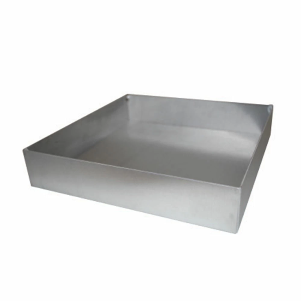 Tacki laboratoryjne - b-4461 - tacki-z-aluminium - 292-x-292-x-57-mm - aluminium - bez-przegrodek - 2-szt - 51-0x210