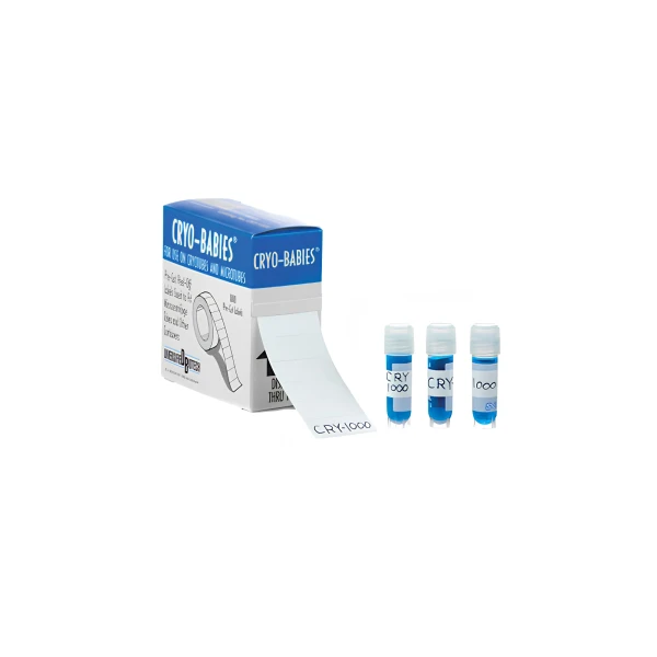 Naklejki Cryo-Babies® i Cryo-Tags® na rolce - prostokątne - b-9100 - naklejki-cryo-babies-na-rolce-prostokatne - bialy - 33-x-13-mm - 1000-szt