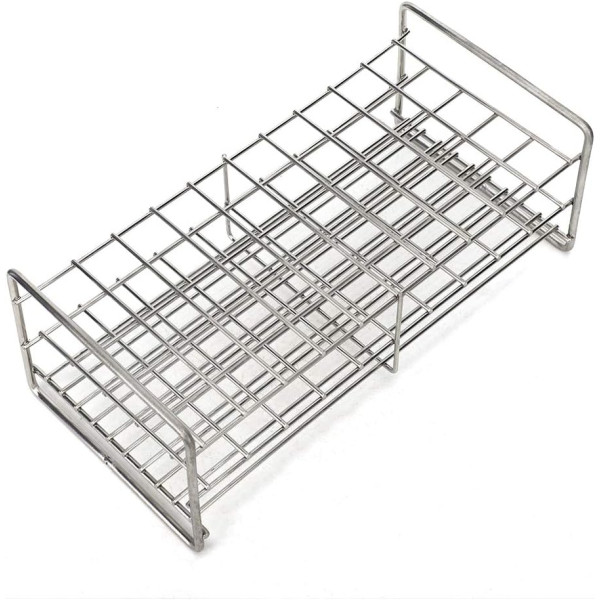Statyw metalowy na probówki - 50-stanowiskowy - l-9965 - statyw-metalowy-na-probowki - 18-mm - 5-x-10 - 50-miejsc - 235-mm - 115-mm - 85-mm