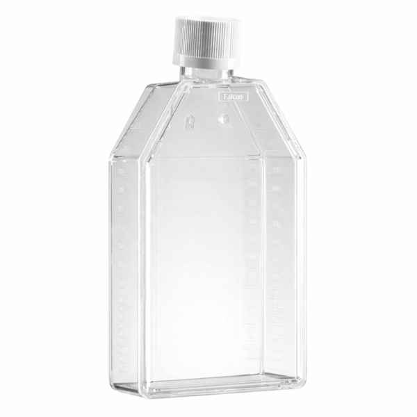 Butelki do hodowli komórkowych Falcon - c-8586 - butelki-do-hodowli-komorkowych-corning-falcon - zakretka-plug-seal - skosna - 75-cm%c2%b2 - 250-ml - sterylny - 12-x-5-szt - 60-szt - 353133