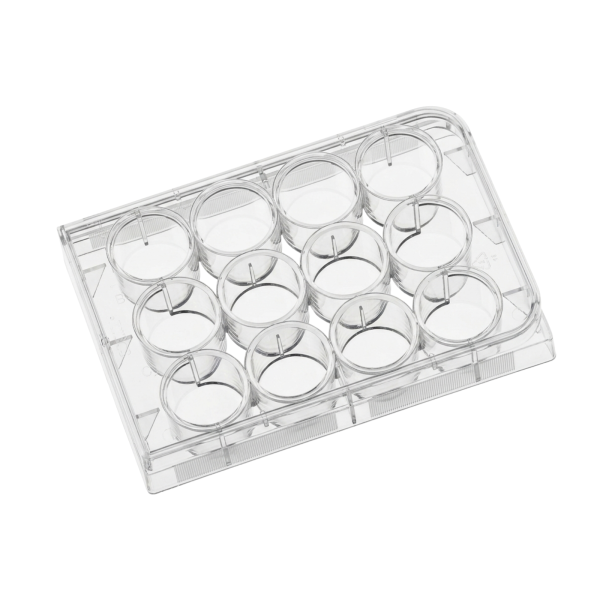 Płytki do hodowli komórkowych Costar® TC-treated z pokrywką - c-8272 - plytki-do-hodowli-komorkowych-corning-costar-tc-treated - 12-dolkow - f-ksztaltne - 69-ml - przezroczysty - sterylny - 20-x-5-szt - 100-szt - 3512