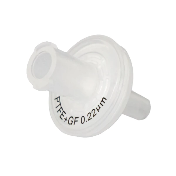 Filtry strzykawkowe z membraną z PTFE i prefiltrem z PTFE - śr. 13 mm