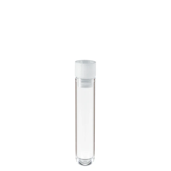 Probówki okrągłodenne - z korkiem typu push-cap - poj. 3,5 ml - 13 ml - j-0151 - probowki-okraglodenne-z-ps - 35-ml-2 - 12-x-55-mm - bezbarwny - sterylny - worek - 100-szt - 55-484-001