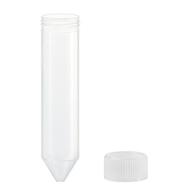 Probówki stożkowodenne z PP - z zakrętką z HDPE - poj. 10-30 ml - j-0254 - probowki-stozkowodenne-z-pp - 30-ml - 25-x-107-mm - bezbarwny - niesterylny - worek - 500-szt - 60-544