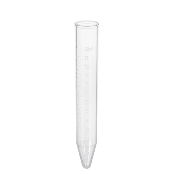 Probówki stożkowodenne - do korków push-cap - poj. 4,5-12 ml - j-0287 - probowki-stozkowodenne-z-ps-ze-skala - 12-ml - 17-x-110-mm - niesterylny - worek - 500-szt - 57-462