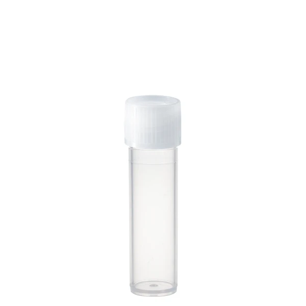 Probówki płaskodenne - z zakrętką - poj. 5 ml - 120 ml - j-0333 - probowki-plaskodenne-z-pp - 8-ml - 165-x-57-mm - bezbarwny - sterylny - worek - 100-szt - 60-542-024