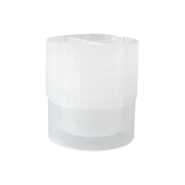 Korki wciskane z LDPE - do probówek o śr. 11,5-12 mm - j-0452 - korki-wciskane-z-ldpe - z-kolnierzem - bezbarwny - sr-12-mm - 65-719 - 1000-szt
