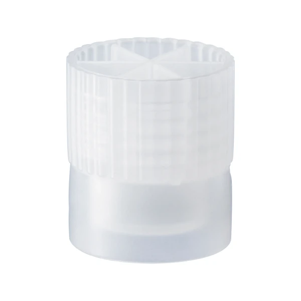 Korki wciskane z LDPE - do probówek o śr. 13 mm - j-0465 - korki-wciskane-z-ldpe - z-kolnierzem - bezbarwny - o-sr-13-mm - 65-724 - 1000-szt
