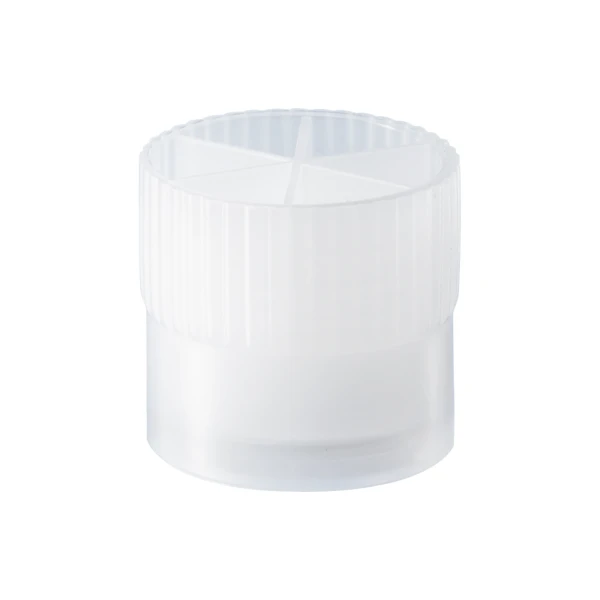 Korki wciskane z LDPE - do probówek o śr. 15,5 mm - 17 mm - j-0481 - korki-wciskane-z-ldpe - z-kolnierzem - bezbarwny - sr-168-mm - 65-720 - 1000-szt