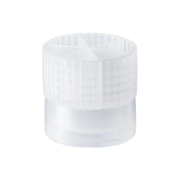 Korki wciskane z LDPE - do probówek o śr. 15,7 mm - j-0493 - korki-wciskane-z-ldpe - wysokie - bezbarwny - 15-20-ml - 65-727 - 1000-szt