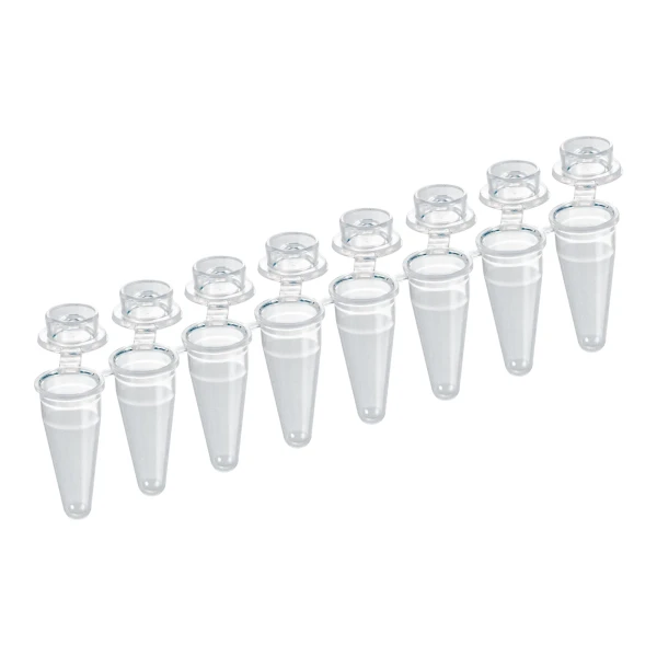 Probówki Multiply®-µStripPro do PCR w paskach - 8-stanowiskowe - z ind. połączonymi zatyczkami - poj. 0,1 ml - j-1031 - probowki-do-pcr-w-paskach-8-stanowiskowe - 01-ml - bezbarwny - pcr-performance-tested - 120-szt - 72-991-103