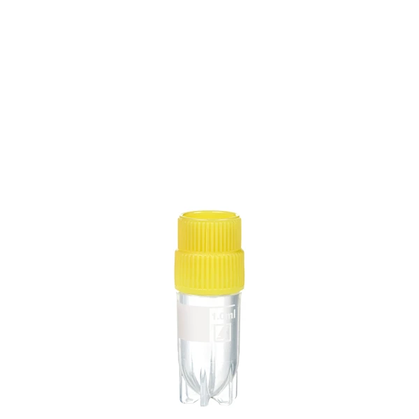 Krioprobówki CryoPure z PP - z gwintem zewnętrznym - poj. 1,2 ml - j-1913 - krioprobowki-cryopure-z-gwintem-zewnetrznym - 12-ml-2 - zolty - cryo-performance-tested - 10-x-50-szt - 500-szt - 72-377-004