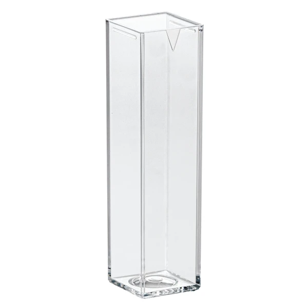 Kuwety jednorazowe do fluorescencji - 4 ścianki optyczne - j-2322 - kuwety-jednorazowe-do-fluorescencji - pmma - makro - 25-42-ml - 10-mm - statyw-styropianowy - 100-szt - 67-755
