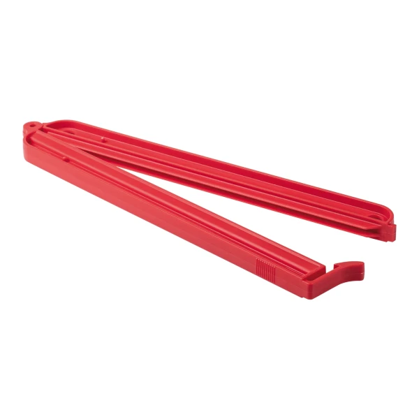 Klipsy zamykające - j-2521 - klipsy-zamykajace-z-pa - 12-mm - 220-mm - czerwone - 25-szt - 95-1714