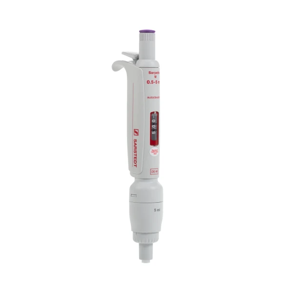 Pipety automatyczne Sarpette® M - jednokanałowe - j-3452 - pipeta-jednokanalowa-sarpette-m - 05-5-ml - 001-ml - fioletowy - 90-3100-555