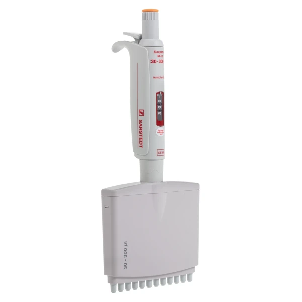 Pipety automatyczne Sarpette® M - wielokanałowe - j-3474 - pipeta-12-kanalowa-sarpette-m - 40-300-%c2%b5l - 04-%c2%b5l - pomaranczowy - 90-3112-300