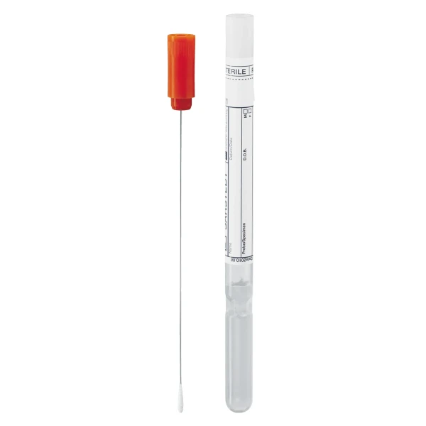 Wymazówki mikrobiologiczne z podłożem Amies - j-4122 - wymazowki-z-podlozem-amies - wiskoza - aluminium - 131-mm - 12-x-155-mm - sterylny - probowka-transportowa - 50-szt - 80-1363