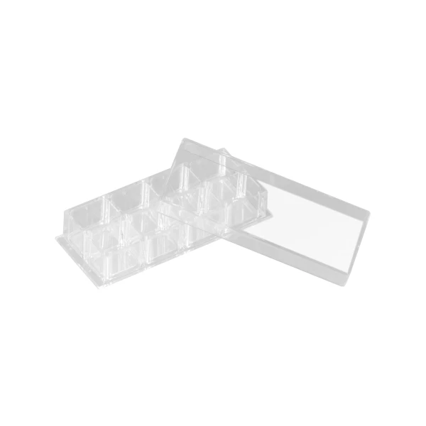 Komory hodowlane X-well - j-4550 - komory-x-well-ze-szkielka-nakrywkowego - niezdejmowalna - 8-dolkow - 08-cm%c2%b2 - 05-ml - sterylny - 6-szt - 94-6190-802