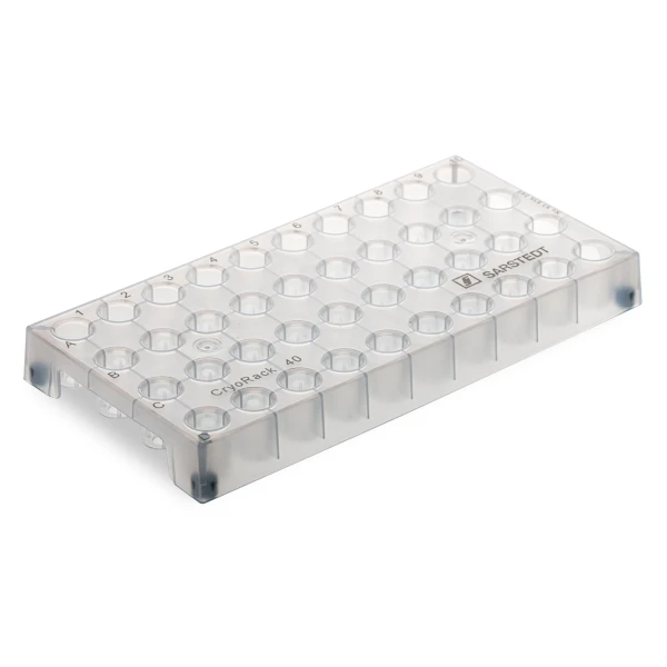 Statyw CryoRack do probówek CryoPure - j-5041 - statyw-cryorack-40-na-krioprobowki - pp - 100-x-210-x-22-mm - 40-miejsc - 93-856-040