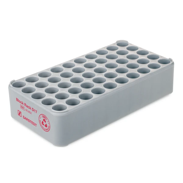 Uniwersalne statywy D17 z PP - do probówek o śr. do 17 mm - j-5141 - statyw-d17-z-pp - bez-uchwytu - szary - 93-852