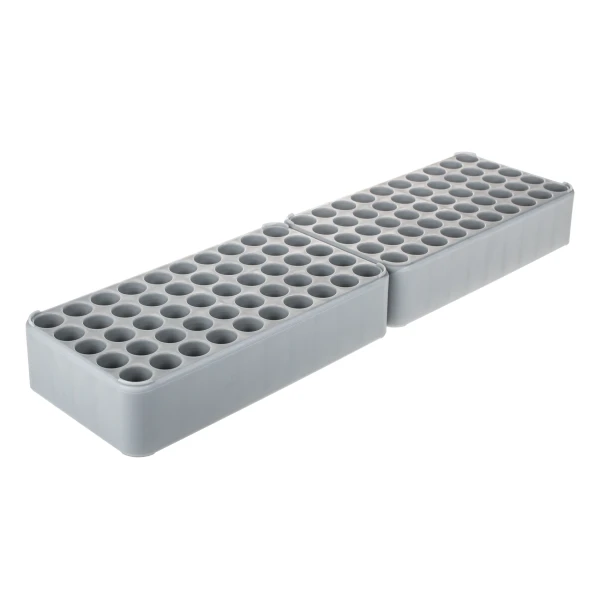 Uniwersalne statywy D17 z PP - podwójne - do probówek o śr. do 17 mm - j-5162 - statyw-d17-z-pp-podwojny-laczony-krotszym-bokiem - o-sr-do-17-mm-s-monovette-o-sr-do-16-mm - 93-852-300