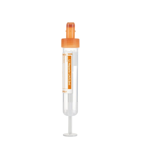 Probówko-strzykawki S-Monovette® Li-Heparin - j-5585 - probowko-strzykawki-s-monovette-li-heparin - z-etykieta - 55-ml-2 - 15-x-75-mm - 50-szt - 03-1628-001