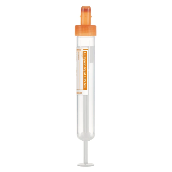 Probówko-strzykawki S-Monovette® Li-Heparin Liquid - j-5597 - probowko-strzykawki-s-monovette-li-heparin-liquid - z-etykieta - 75-ml-2 - 15-x-92-mm - 50-szt - 01-1608-001