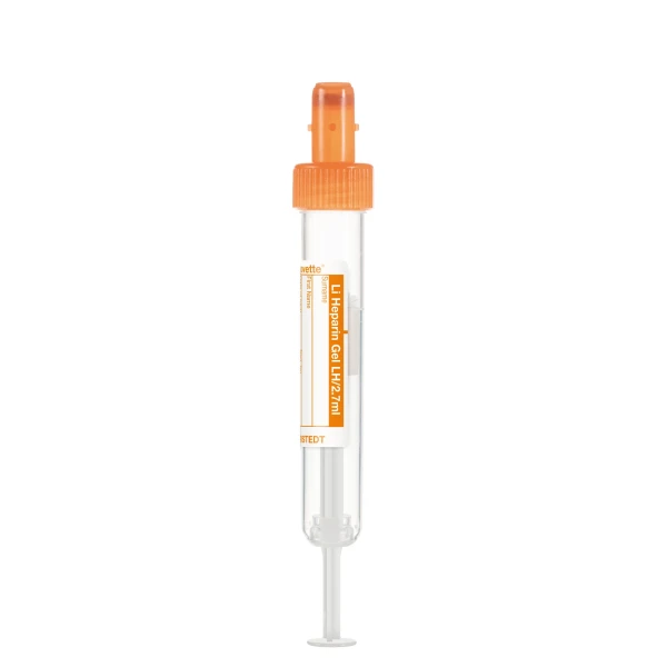 Probówko-strzykawki S-Monovette® Li-Heparin Gel - j-5617 - probowko-strzykawki-s-monovette-li-heparin-gel - z-etykieta - 27-ml - 13-x-75-mm - 50-szt - 04-1928-001