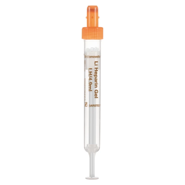 Probówko-strzykawki S-Monovette® Li-Heparin Gel - j-5622 - probowko-strzykawki-s-monovette-li-heparin-gel - bez-etykiety - 4-9-ml - 13-x-90-mm - 50-szt - 04-1940