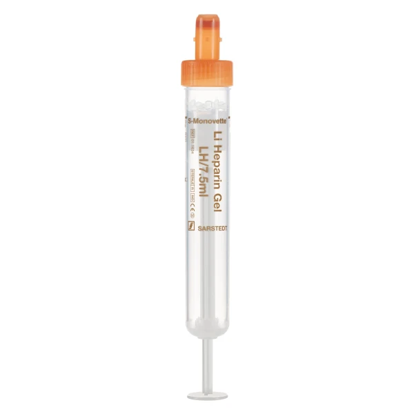 Probówko-strzykawki S-Monovette® Li-Heparin Gel - j-5626 - probowko-strzykawki-s-monovette-li-heparin-gel - bez-etykiety - 75-ml-2 - 15-x-92-mm - 50-szt - 01-1634