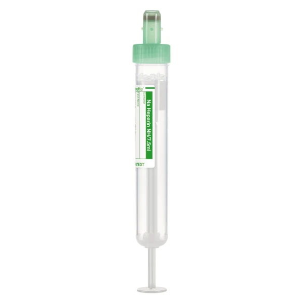 Probówko-strzykawki S-Monovette® Na-Heparin - j-5677 - probowko-strzykawki-s-monovette-na-heparin - z-etykieta - 75-ml-2 - 15-x-92-mm - 50-szt - 01-1613-100
