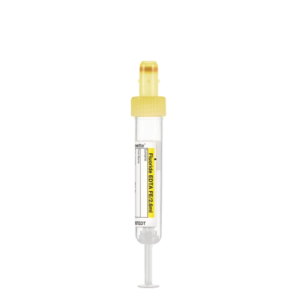 Probówko-strzykawki S-Monovette® Fluoride EDTA - j-5763 - probowko-strzykawki-s-monovette-fluoride-edta - z-etykieta - 26-ml-2 - 13-x-65-mm - 50-szt - 04-1903-001
