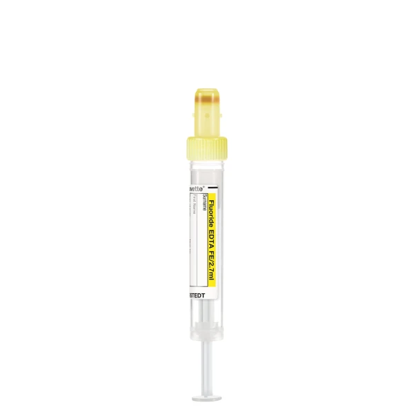 Probówko-strzykawki S-Monovette® Fluoride EDTA - j-5765 - probowko-strzykawki-s-monovette-fluoride-edta - z-etykieta - 27-ml - 11-x-66-mm - 50-szt - 05-1073-001