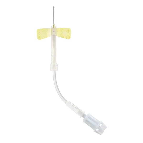 Bezpieczne igły motylkowe Multifly® - przyłącze Multi-Adapter - j-6054 - bezpieczne-igly-motylkowe-multifly-przylacze-multi-adapter - zolty - 20g - 09-mm - 19-mm - 80-mm - 120-szt - 85-1637-205