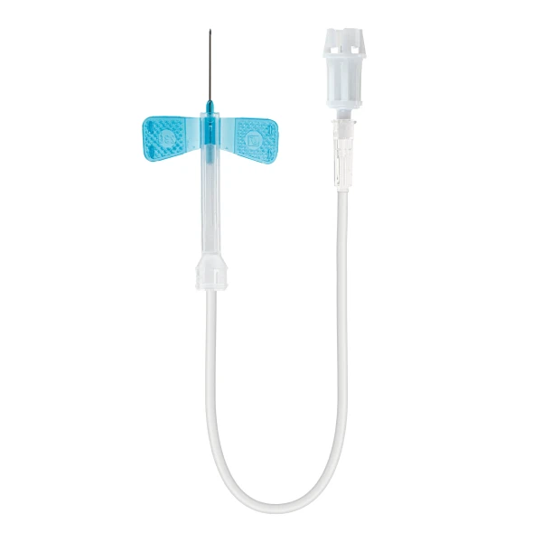 Bezpieczne igły motylkowe Multifly® - przyłącze Multi-Adapter - j-6057 - bezpieczne-igly-motylkowe-multifly-przylacze-multi-adapter - niebieski - 23g - 06-mm - 19-mm - 200-mm - 120-szt - 85-1640-235