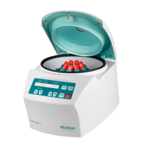 Małe wirówki EBA 200 i EBA 200 S - Hettich - k-1997 - mala-wirowka-eba-200-s - 200-8000-obr-min - 6153-x-g - z-rotorem-8-miejscowym-katowym - 1802
